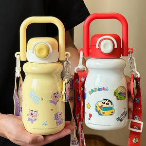 Crayon Shinchan - Termo infantil de 500 ml, portátil, con asa y correa para uso escolar - Product Image 4