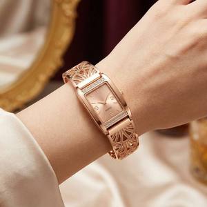 Reloj de Cuarzo Clásico Vintage con Correa de Esqueleto para Mujer, Logotipo Personalizado OEM - Product Image 4