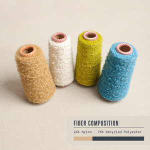 Fil Bouclé Teint en Fil, 24% Nylon Recyclé, 76% Polyester, Certifié GRS, Haute Ténacité pour Vêtements de Sport, Chaussettes, Équipement d'Extérieur, Vente Directe Usine - Product Image 3