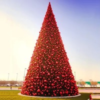 NINI 2026 Arbre de Noël Artificiel Moderne Personnalisé de 9 m avec Cadre en PVC+PE et Lumières LED – Vente en Gros de Haute Qualité