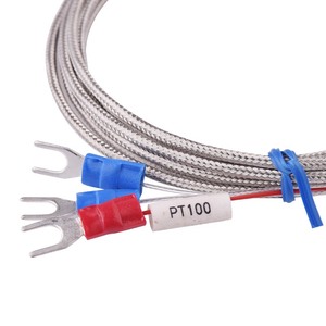 Detector de Temperatura por Resistencia (RTD) PT100-M6, Tipo Tornillo M6, Cable de 3 Hilos, Pantalla Analógica, Certificado CE - Product Image 3