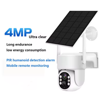 Tuya kamera cerdas 4G, kamera bertenaga surya, kartu Sim 4G, keamanan nirkabel, PTZ, WiFi, IP, CCTV, kamera tenaga surya luar ruangan