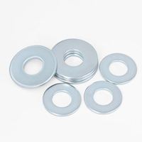 Rondelle plate étroite SAE, en acier au carbone zingué, norme ANSI B18.22.1, pour fixation de boulons métriques en applications automobiles et mécaniques