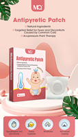 Produit de vente chaud soins de santé pour bébé 6 pièces/boîte ingrédients naturels sans effet secondaire Patch de soulagement de la fièvre et Anti-maux de tête