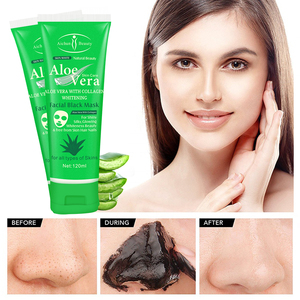 Aichun beauté soins de la peau naturels blanchissant l'<span class=keywords><strong>aloe</strong></span> vera avec collagène visage noir décoller masque pour toute la peau - Product Image 4