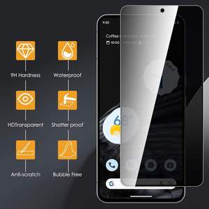 Protector de Pantalla de Vidrio Templado Personalizado 9H de Alta Definición Anti-Rayones y Anti-Espía, Protector de Lente de Cámara para Google Pixel 8 Pro - Product Image 2