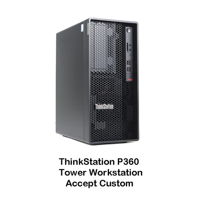 Hot Sale Lenovos Thinkstation P360 Intel Core I3 I5 I7 I9 Memory 8GB DDR5 Non ECC 2TB SATA HDD Tower Workstation for Industrial