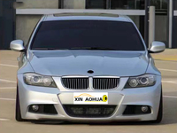 M-tech kit bodi mobil BMW 3 Series E90, Gril rok samping Aksesori bumper mobil gaya m-tech upgrade awal kemudian
