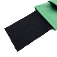 Étui à lunettes en cuir PU gaufré, sac à lunettes, emballage, pochette pour lunettes, étui pour lunettes de soleil avec logo personnalisé argenté ou doré