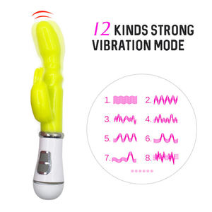 Adult Toys Dildo Vibrator Sex Toy Double Rod Masturbation Rabbit Vibrator Utensils Adult Sex Product Vibrator for Women - Product Image 2