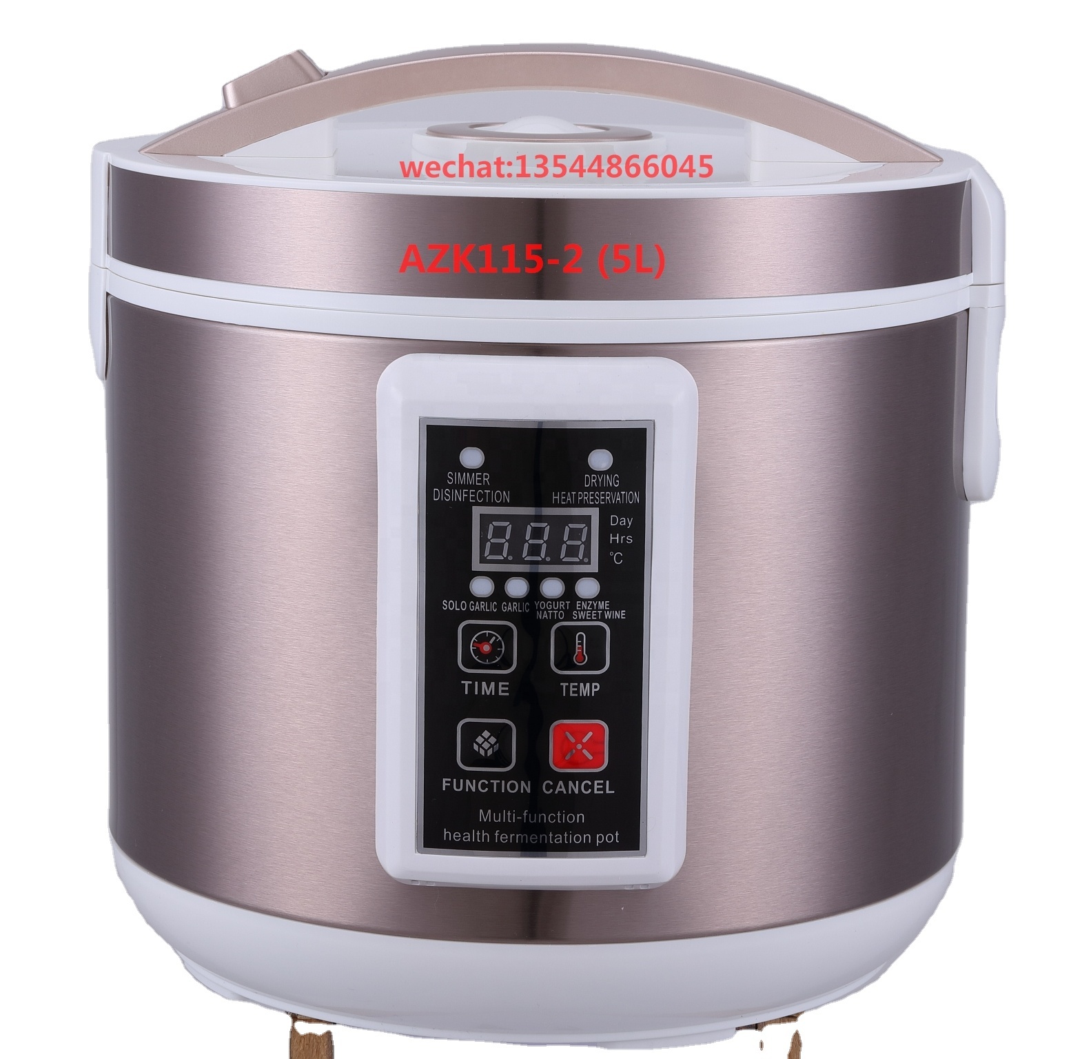 AZK115-2 завод 2022 Мелкая бытовая техника Йогуртницы машина из нержавеющей стали внутренний содержит товары для здоровья