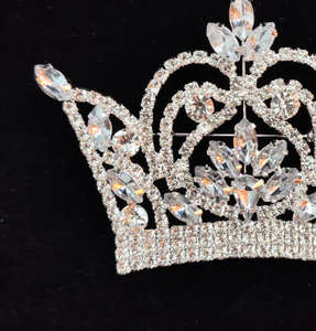 Broche de Pedrería para Concurso de Belleza, Broche de Corona - Product Image 4