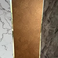 Nouveau panneau mural WPC multicolore en ébène d'érable 2026 – Texture bois naturel, revêtement intérieur commercial haut de gamme, design graphique