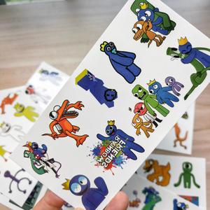 Nuovi Adesivi per Tatuaggi Temporanei Rainbow Friends 2026, Carini e Colorati, Ecologici, Impermeabili, 8 Fogli per Feste, Body Art - Product Image 3