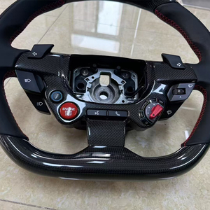 Ajustement pour <span class=keywords><strong>Ferrari</strong></span> 458 mises à niveau nouveau GTC4 458 <span class=keywords><strong>488</strong></span> FF F12 California T F8 812 GTC4 série complète volant LED en Fiber de carbone - Product Image 3