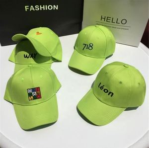 Casquette de baseball verte 100 % coton avec logo brodé, 6 panneaux, tissu standard, vente en gros fabricant - Product Image 2