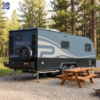Panneau sandwich isolé en PRV 4x4 pour camping-car 4 personnes, coque de camping-car pour pick-up, remorques de camping, camping, double vitrage durable