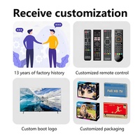 Téléviseur intelligent Android LED/OLED HDR Ultra HD FHD 2K/4K de 15 à 85 pouces avec Wi-Fi, OEM/ODM