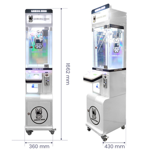 Petite machine à grue à griffes Jouet d'arcade en peluche Jeux à pièces Mega Mini machine à griffes pour magasin <span class=keywords><strong>de</strong></span> crème glacée Blanchisserie Revenu artefact - Product Image 5