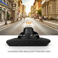 Caméra de tableau de bord DVR avec grand angle de 120 degrés et vision nocturne pour véhicule