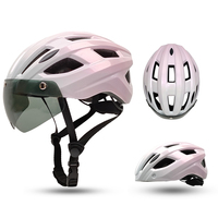 Casque de vélo léger et ventilé pour les trajets urbains, la conduite en ville, le VTT, confort et protection, casque de vélo pour adulte avec visière