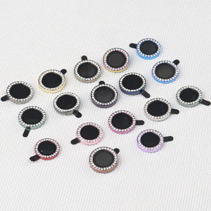 Paillettes colorées diamant Bling téléphone portable verre trempé Film Len protecteur avec plaque de localisation facile à installer pour iPhone <span class=keywords><strong>Samsung</strong></span> - Product Image 5