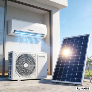 Aire Acondicionado Solar Híbrido Inteligente de 12000 BTU, Tipo Split, Ahorro de Energía para el Hogar y Pequeños Negocios, 12000 BTU AC Solar-P - Product Image 1