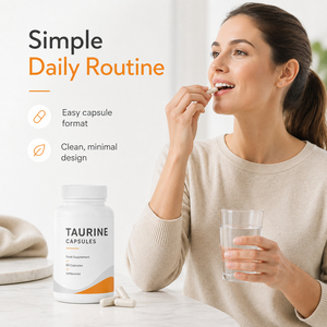 Capsules de Taurine de Nouvelle Génération en Gros – Formule Personnalisée pour l'Énergie et le Soutien Immunitaire des Adultes – Prix Fabricant - Product Image 5