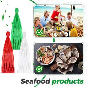 Bolsas de malla de nailon reutilizables con cierres de lazo para almacenamiento de frutas y verduras - Product Image 3