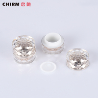 Pots à crème vides en plastique PP 5ml, échantillons disponible, double couche, cosmétique, pour gel UV, bouteille de parfum, acrylique, pièces