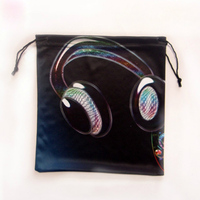 Pochette en microfibre de haute qualité pour lunettes grande taille avec fermeture à cordon imprimé logo personnalisé pour cadeau de promotion