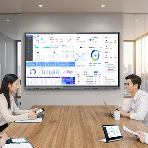 Pantalla táctil 4K Hiseeview todo en uno, panel plano interactivo de 55-110 pulgadas, pizarra inteligente LCD 4K para escuelas y salas de reuniones - Product Image 2