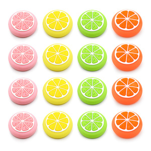 Fundas de silicona para joystick de Nintendo Switch Lite, en colores limón, naranja, verde lima, rosa, verde y amarillo. - Product Image 1