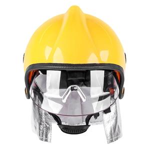 Protection de cou pour casque de <span class=keywords><strong>pompier</strong></span> avec bande réfléchissante jaune/rouge, durable, rigide, avec support de lampe torche en option, accessoire pour <span class=keywords><strong>pompier</strong></span> - Product Image 2