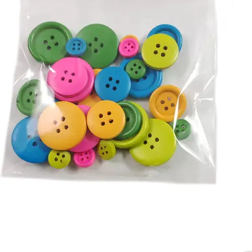 공장 도매 맞춤형 다채로운 4 홀 플라스틱 재봉 수지 슈트 버튼