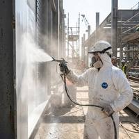 Revêtement en polyuréthane époxy résistant aux produits chimiques MIO pour réservoirs de stockage, pipelines, structures en acier, système anti-corrosion haute résistance