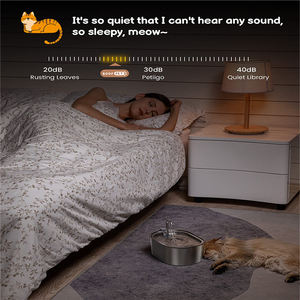 Fontanella Automatica Moderna in Acciaio Inossidabile da 3,2L per Gatti e Cani - Pompa Silenziosa, Lavabile in Lavastoviglie - Product Image 5