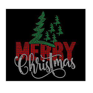 ملصق حراري لقميص بتصميم قبعة سانتا كلوز وعبارة '<span class=keywords><strong>Believe</strong></span>' لعيد الميلاد، مزين بالكريستال اللامع - Product Image 5