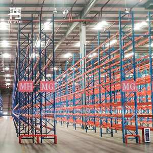 מערכת מדפים כבדה למחסן, מדפים סלקטיביים למעברים צרים, מדפי פלדה למשטחים - Product Image 5