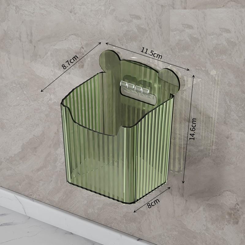 ตะกร้าเก็บคริสตัลสีเขียว1แพ็ค