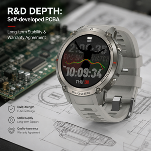 Montre connectée robuste DM59 GPS 1,43" AMOLED IP67 étanche, carte hors ligne, altimètre, boussole avec SDK pour Android, montre connectée GPS pour homme - Product Image 6