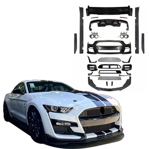 Kit de Conversión y Modificación de Carrocería para <span class=keywords><strong>Ford</strong></span> <span class=keywords><strong>Mustang</strong></span> 2015 <span class=keywords><strong>2016</strong></span> 2017, Actualización a GT500 <span class=keywords><strong>Shelby</strong></span>, Ensamblaje de Parachoques - Product Image 1