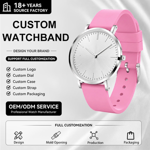 Correa de Reloj de Silicona Suave de Lujo, Resistente al Agua, 18/20/22/24 mm, Correas de Repuesto Universales de Goma Duradera - Product Image 1