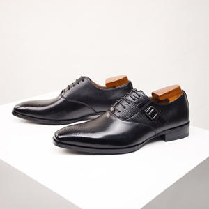 High Quality Custom <b>Mens</b> Formal Leather <b>Shoes</b> Handmade Cowhide Business Dress Oxfords <b>Waterproof</b> Breathable Wedding <b>Shoes</b> Toe - Product Image 5