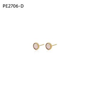 ต่างหูแฟชั่น PE2706 สำหรับผู้หญิง เครื่องประดับคุณภาพสูง - Product Image 2