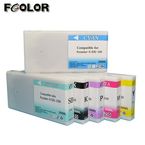 Cartouche d'encre compatible pour <span class=keywords><strong>Fujifilm</strong></span> Frontier-S DX100 T7811-T7816 Ensemble de 6 couleurs avec puce 200 ml d'encre à colorant - Product Image 5