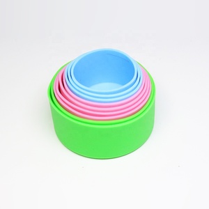 Biểu Tượng Tùy Chỉnh Rắn Hỗn Hợp Màu Silicone Tái Sử Dụng 40Oz Chai Cốc Cốc Phụ Kiện Cơ Sở Phía Dưới Chủ Tay Áo Bìa <span class=keywords><strong>Cup</strong></span> Khởi Động - Product Image 4