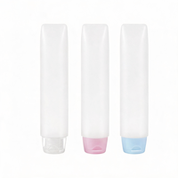 Tube vide en PE de 30 ml et 50 ml pour crème, cosmétiques, nettoyant visage, shampoing, avec bouchon à vis et marquage à chaud