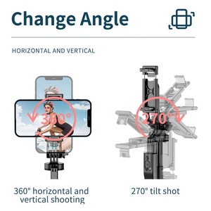 Hot Bán <span class=keywords><strong>360</strong></span> Xoay Ảnh Tự Sướng Thanh <span class=keywords><strong>Tripod</strong></span> Đứng Với 1/4 Vít Cho Điện Thoại Di Động Điện Thoại Và Máy Ảnh - Product Image 5