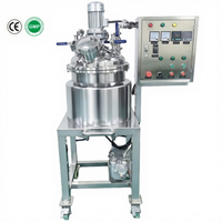 Machine à fabriquer du shampoing 50L 100L 200L Ligne de production de savon liquide Cuve de mélange en acier inoxydable
